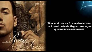 Llévame Contigo  Romeo Santos Letra  Formula Vol1 2011 HD [upl. by Elrebmik]