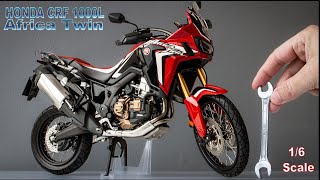 HONDA CRF 1000L Africa Twin Scale Model Bike in 16 Scale [upl. by Rosette141]