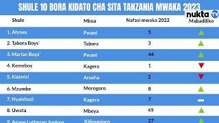 Shule 10 bora matokeo kidato cha sita 2023 Tanzania [upl. by Vacla]