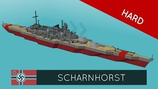 Warship Craft  German Scharnhorst Tutorial [upl. by Alleynad855]