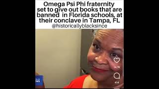 Omega Psi Phi Replaces Banned Books In Florida [upl. by Airdni]