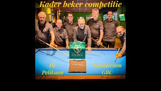 beker kader competitie De Pelikaan tegen SanitairiumGBC [upl. by Selfridge]