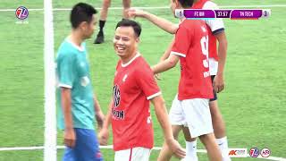 highlight FC TNTECH vs FC QM🏆 GIẢI BÓNG ĐÁ LEAGUE LINH ĐÀM 2024 [upl. by Burnett]