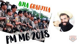 Concurso PM MG 2018  Aula de Direito Penal Militar  Soldado CFSD [upl. by Arrekahs156]