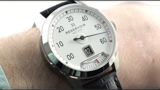 Reservoir Supercharged Classic Jump Hour Retrograde Power Reserve RSV01SC13021 Watch Review [upl. by Gnouhk]