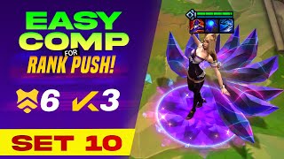 Easy Ahri comp for rank push  TFT Set 10 [upl. by Regdirb]