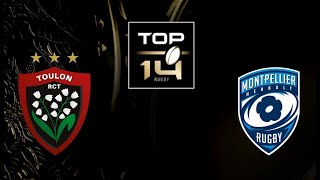 Toulon  Montpellier TOP14 7e Journée Saison 202425 [upl. by Arlon]