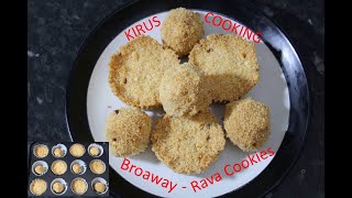 How To Make Broaway Rava Cookies [upl. by Apostles594]