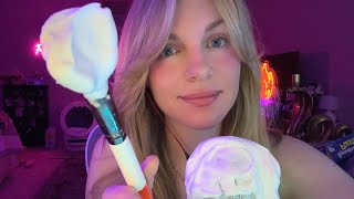 ASMR Intense Crinkles Shaving Cream on Mic Trigger No Talking [upl. by Vita]