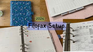 A5 Filofax Setup halfway through 2024  new job [upl. by Iong]