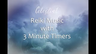 Reiki Timer 3 Min  Reiki Healing Music with Bells Every 3 Minutes  26 Positions [upl. by Barthol]