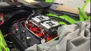 Hemi Cuda  Dual Quad FiTech first start [upl. by Glover]