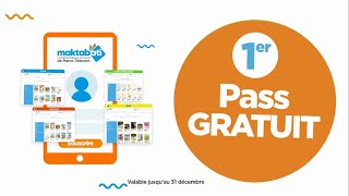 Le service Maktabati de Maroc Telecom  1er Pass gratuit [upl. by Pickering]