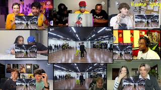 BTS N O Dance Practice MOS ONE dance break ver  Reaction Mashup [upl. by Salot417]