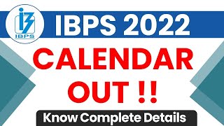 IBPS 2022 Calendar Out  Bank All Exam Details  How to Prepare for Bank Exam [upl. by Awhsoj96]