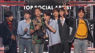 BTS Wins Top Social Artist  2018 Billboards Music Awards 1080 HD [upl. by Dinsmore]