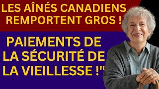 quotLes aînés canadiens remportent gros  Nouvelle mise à jour des paiements de la Sécurité de la vieil [upl. by Chuu630]