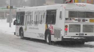 MTA Maryland Transit Video Blizzard of December 2009 [upl. by Adlig796]