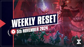 Destiny 2 Weekly Reset  Festival of the Lost Continues 5th November 2024 [upl. by Beckman]