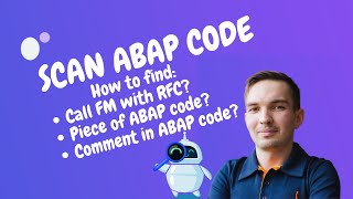 Scan code ABAP SAP  How to do ABAP scan [upl. by Ehsiom]