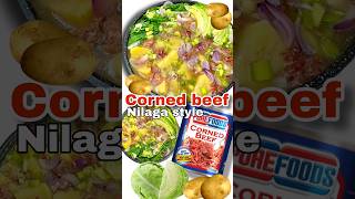 Ginisang corned beef recipe with repolyo ulam Pinoy recipe budget meal [upl. by Weider]