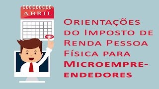 Imposto de Renda Pessoa Física do Microempreendedor MEI [upl. by Mishaan]