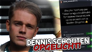 DENNIS SCHOUTEN OPGELICHT  GROOT BEDRAG [upl. by Gnilrac]