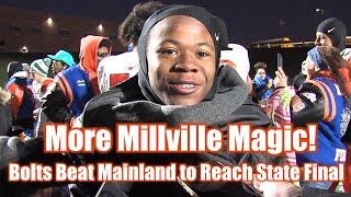 Millville 18 Mainland 14  Group 4 State Semifinal  Bolts battle back for the 2nd week in a row [upl. by Alegnat257]