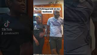 ITCHING PRANK ON MY HUSBAND MUST WATCH [upl. by Merth]