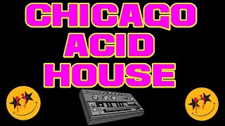 CHICAGO ACID HOUSE  Roland TR09  TD3MO  octatrack techno roland acid 303 house behringer [upl. by Nilloc]