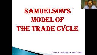 Samuelsons Model of Trade Cycle [upl. by Eisdnil]