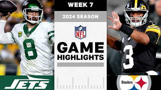 New York Jets vs Pittsburgh Steelers Game Highlights  NFL 2024 Season Week 7 [upl. by Siugram]