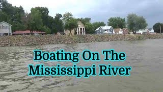 Boating On The Mississippi River 1011 [upl. by Ezana]