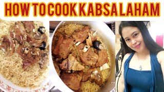 HOW TO COOK KABSA LAHAM OR MUTTON KABSA RECIPEMARS GAMBOA [upl. by Janna]