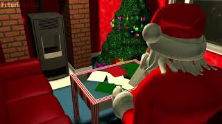 Santa in baldis basics Minecraft animation By futuristichub [upl. by Eanil]