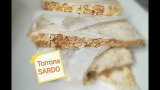 TORRONE SARDO fatto in casa [upl. by Nilram]