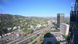 Looking Towards Woodland Hills From Universal Hilton Time Lapse On 91024 Filmed 930 To 1100 [upl. by Frodeen21]