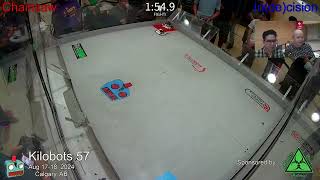 Chainsaw vs Indecision Antweight Masters  Kilobots 57 [upl. by Elem]