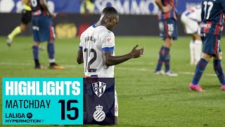 Resumen de SD Huesca vs RCD Espanyol 11 [upl. by Atarman]