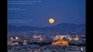 International Observe the Moon Night 2024 online observation – 14 Sept 2024 [upl. by Nerine]