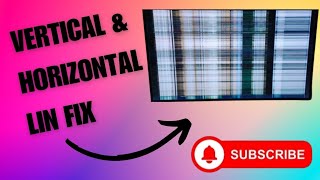 HOW TO FIX LED TV SuperGeneralVertical Horizontal Lines On Screen [upl. by Orin616]