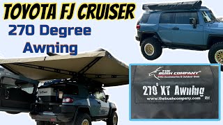 The Bush Company’s 270 degree free standing awning on my FJ Cruiser [upl. by Rellim]