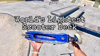 WORLDS LIGHTEST SCOOTER DECK Ethic Pandemonium V2 [upl. by Keir610]