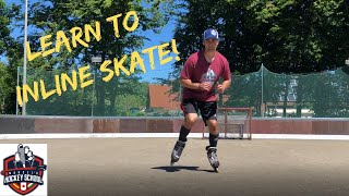 Learn to Inline Skate Beginners Tutorial [upl. by Ddat17]