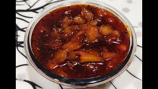 Sweet amp Spicy Mango pickle  Instant Sweet Mango Pickle [upl. by Gabriellia426]