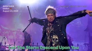 AVANTASIA  Let The Storm Descend Upon You Giessen Germany  August 23 2019  4K LIVE [upl. by Matelda]