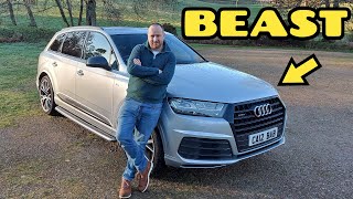 2018 Audi Q7 Review  Heres why a used one could be better value than a new 7 seat SUV [upl. by Atiuqam]