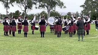 Emmanuel College Highlanders MSR 2022 Maclean Highland Gathering [upl. by Rinaldo]