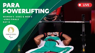 Para Powerlifting  Womens 55kg amp Mens 65kg Finals  Day 8 [upl. by Elamaj]