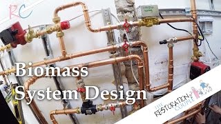 Biomass Boiler Install 50  Pipework and System Design [upl. by Bendick407]